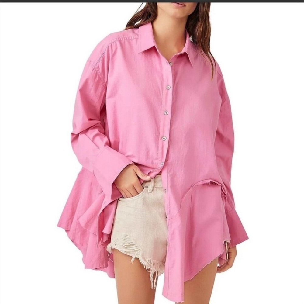 We The Free People Button-Up Dress